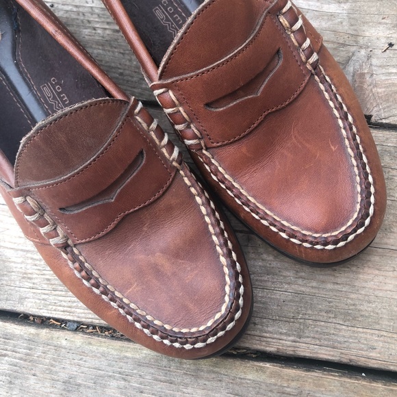Rockport men’s brown leather penny loafers 8.5 - Picture 6 of 7